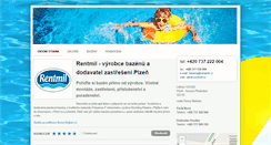 Desktop Screenshot of bazenuzastreseni.cz